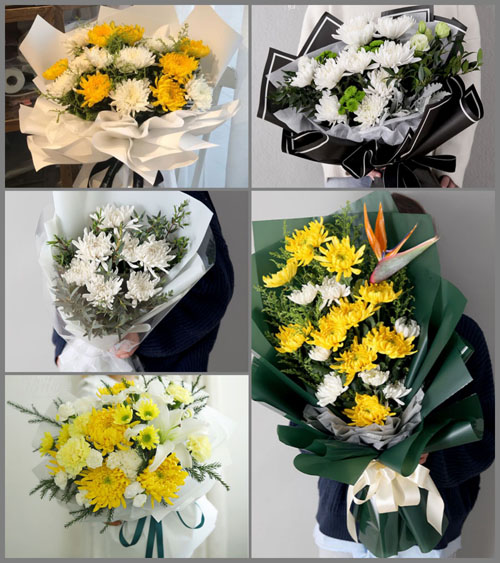 贵州遵义桐梓县容光镇白事花束代送